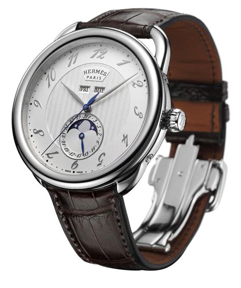 hermes arceau chronograph watch|Hermes stainless steel watches.